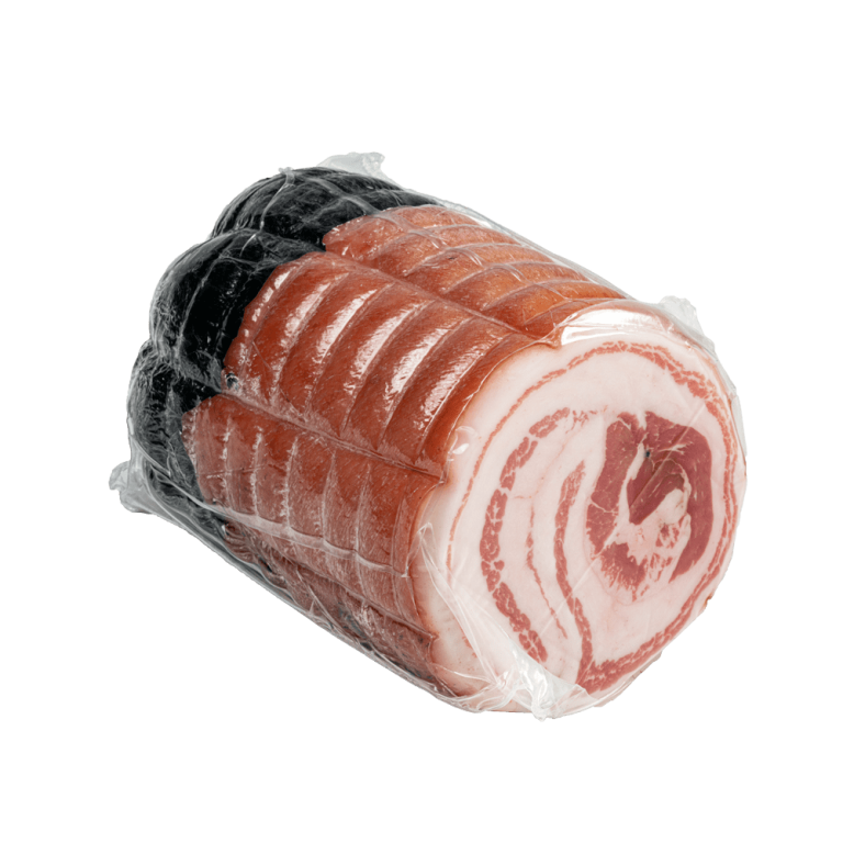 Pancetta stagionata arrotolata 4,5 Kg Stagionatura 4 mesi